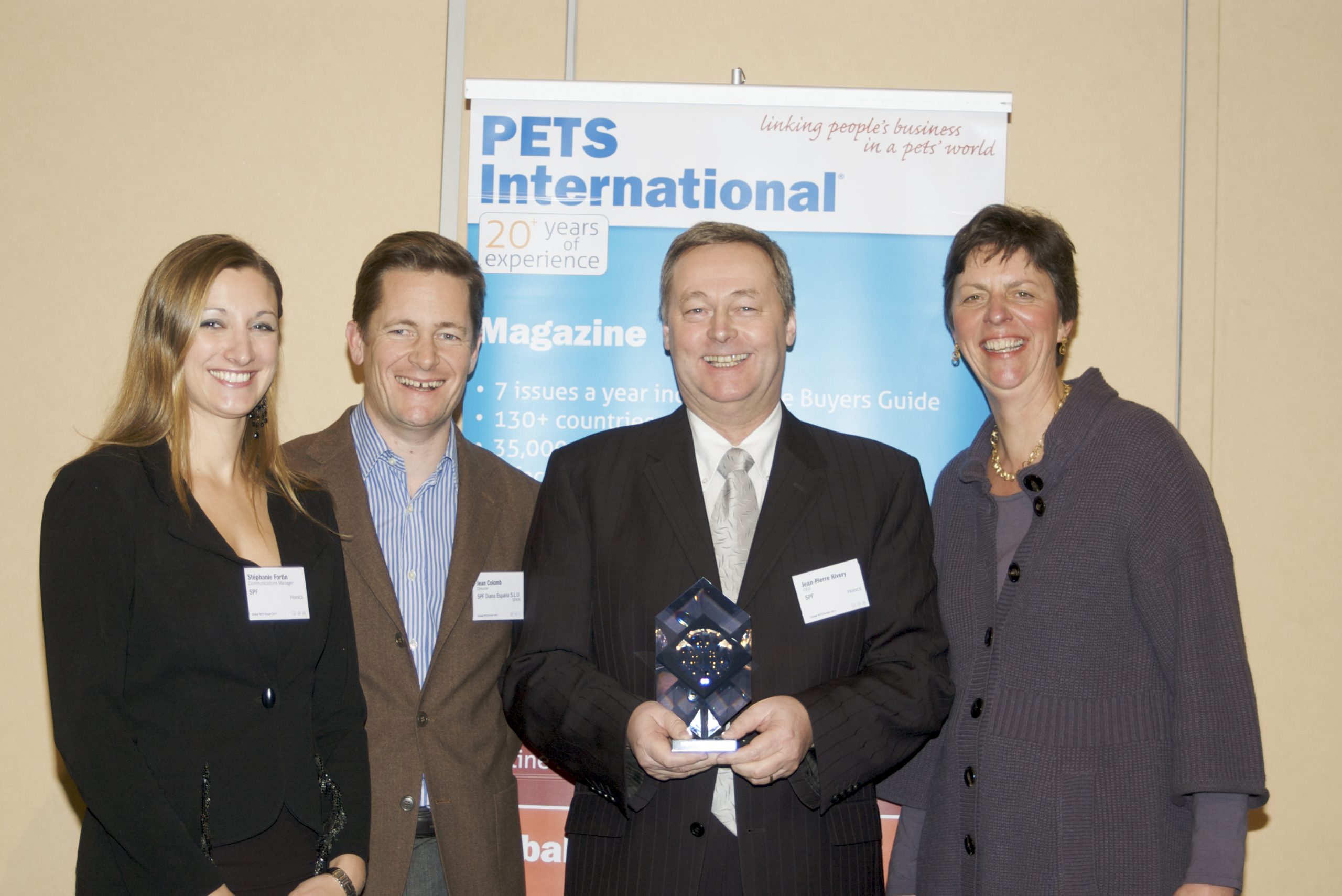SPF Diana receives Global Pets Forum Award 2011