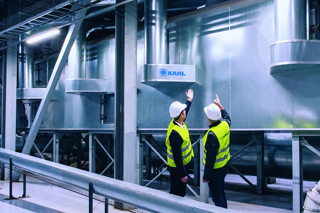 The KAHL belt drier is suitable for efficient and gentle drying of mono-components.