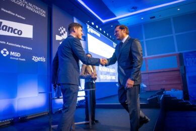 AHNTI EU's Innovation Showcase, hosted by Kisaco Research, is a platform where emerging startups pitch groundbreaking solutions in animal health, nutrition, diagnostics, biopharma, and technology to over 850 industry leaders. Photo: Kisaco