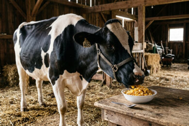 Corn flake-style feed boosts dairy yields and efficiency
